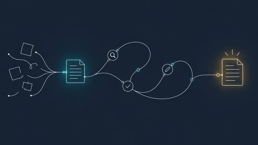 Count the whole job, from first input to usable result.